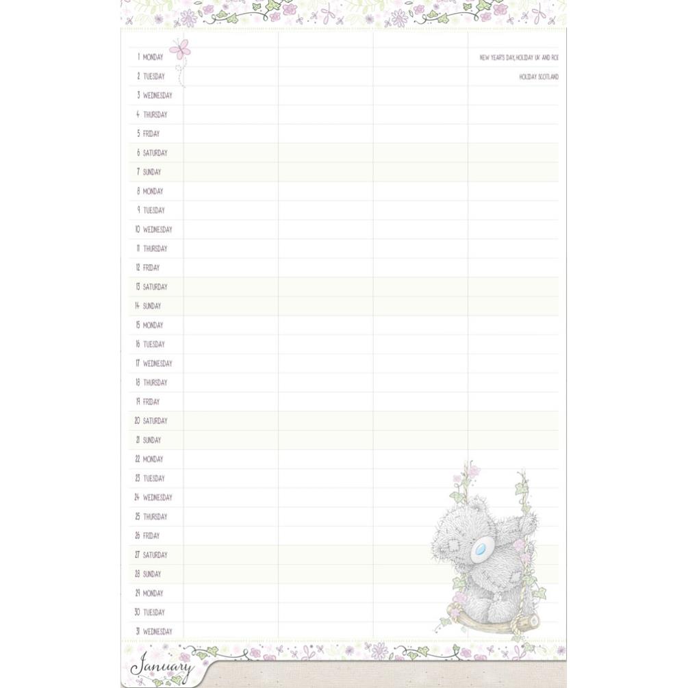 2018 Me to You Classic Household Planner Extra Image 2
